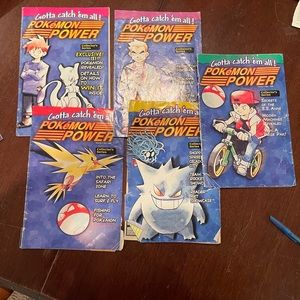 5 Pokémon Power Vintage Mags